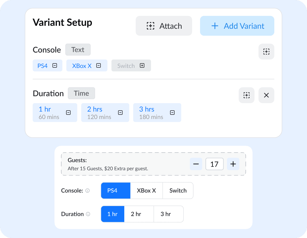 Service Customizations